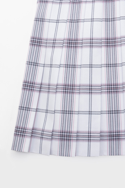 本日13日で出品終了⭐︎SACRA プリーツスカート アイボリー 38 美品】SACRA シンセティックレザー プリーツスカート 38