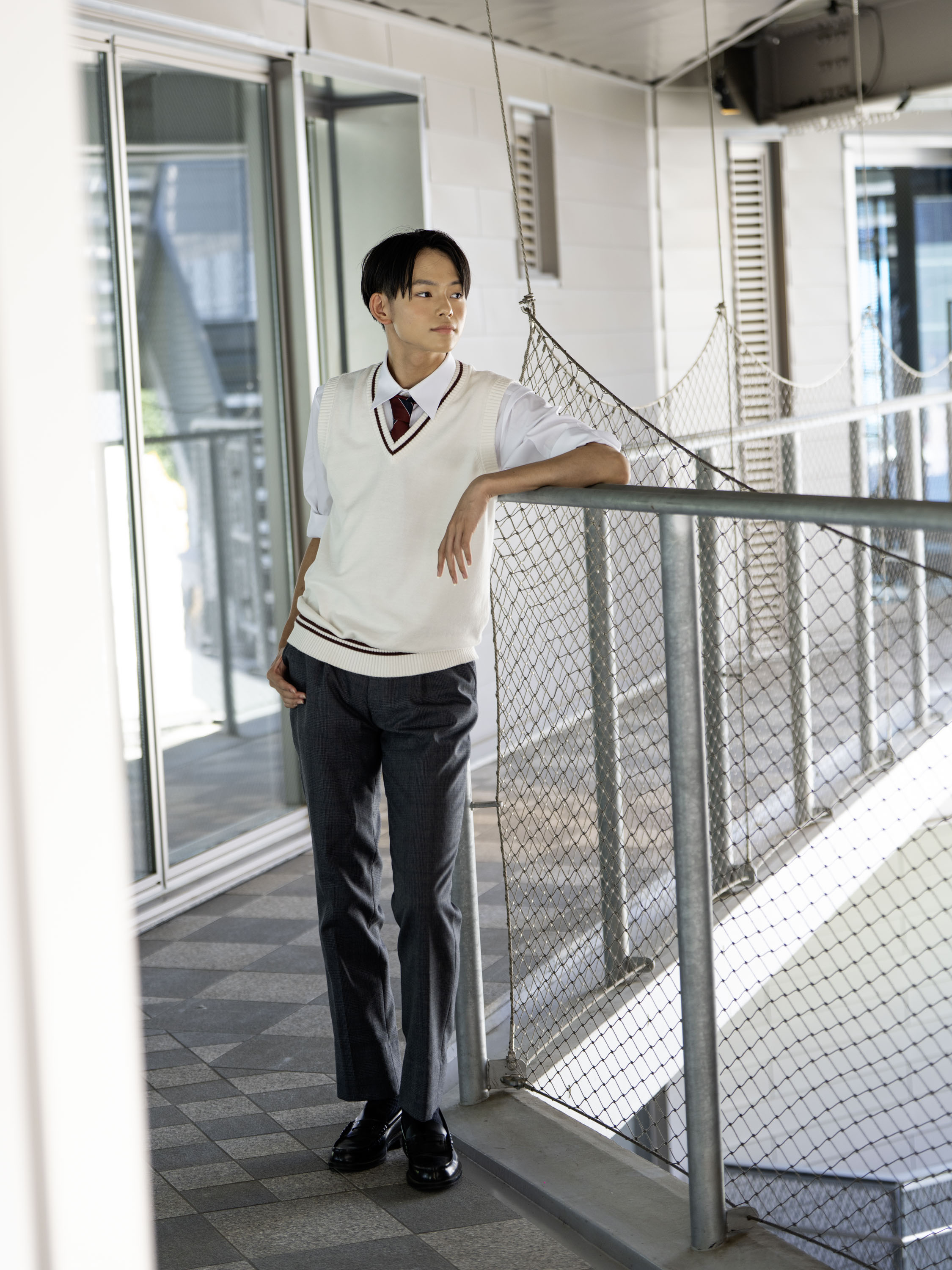 モデル身長：176㎝　着用サイズ：Ｍ