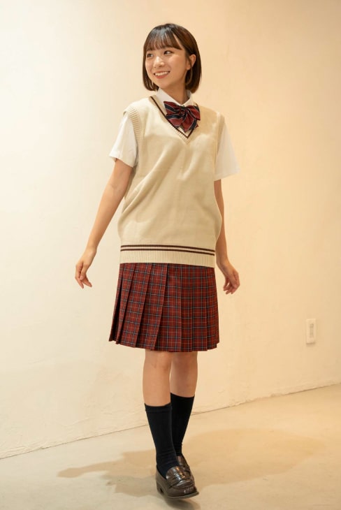 モデル身長:153cm　着用サイズ:M-48