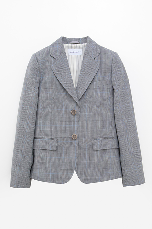 ブルークロス★未使用タグ付き★卒服 160★セットアップ★グレンチェック ストレッチ グレンチェック ジャケット（テーラードジャケット